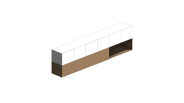 Armário de Estudo com Seis Portas - Image 2