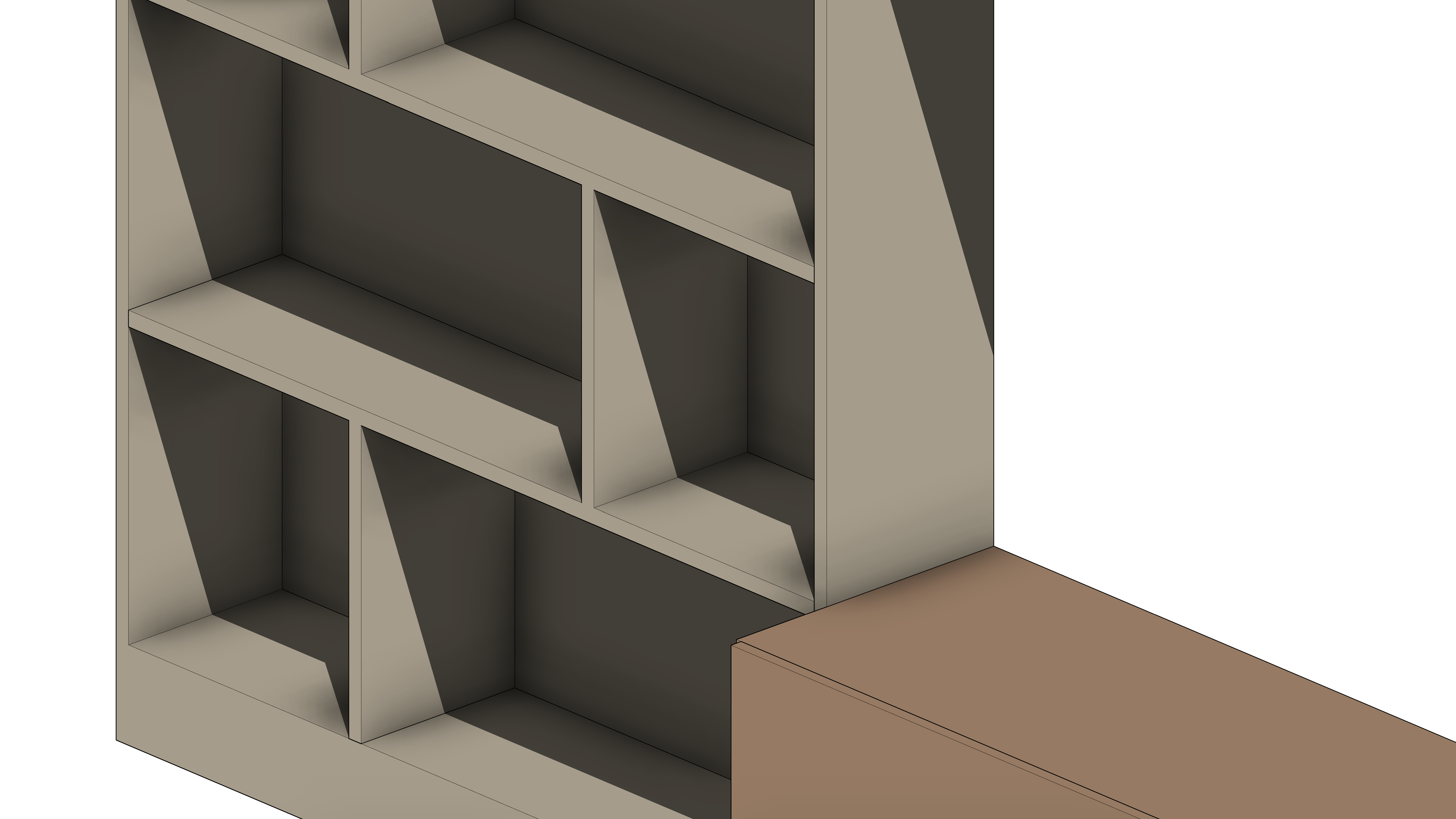 Armário de TV com Nichos Vazados Aleatórios - Image 6