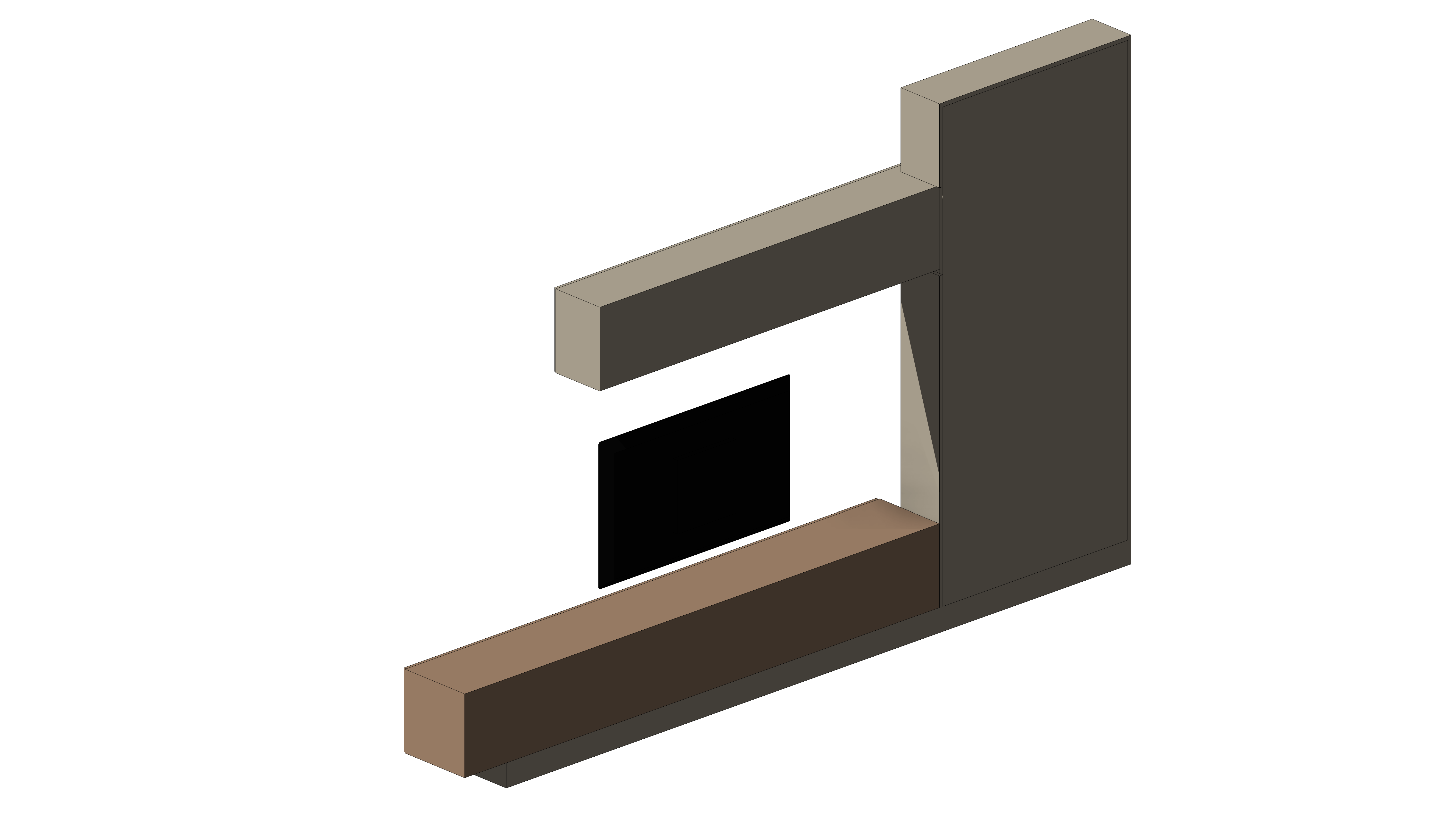 Armário de TV com Nichos Vazados Aleatórios - Image 4