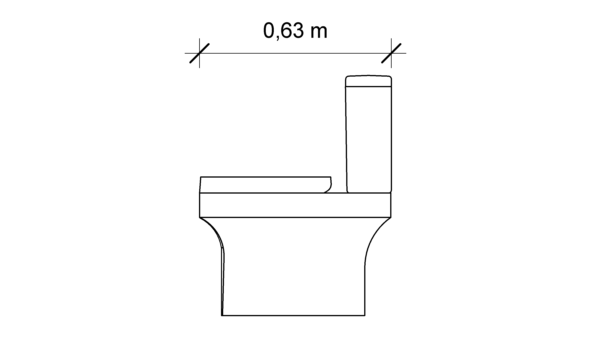 Bacia Sanitária com Caixa Acoplada Circunferência - Image 8