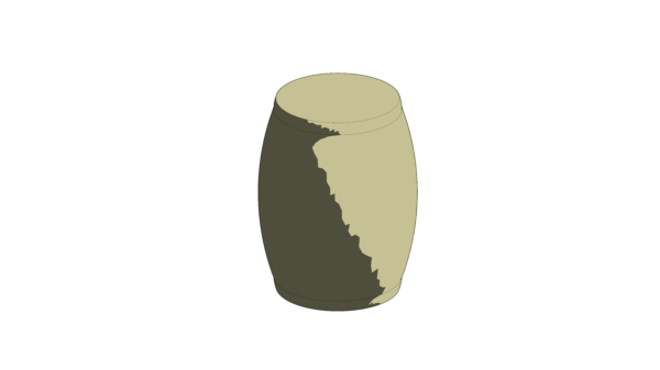 Banquinho com Assento Oval e Plano - Image 3