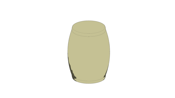 Banquinho com Assento Oval e Plano - Image 2
