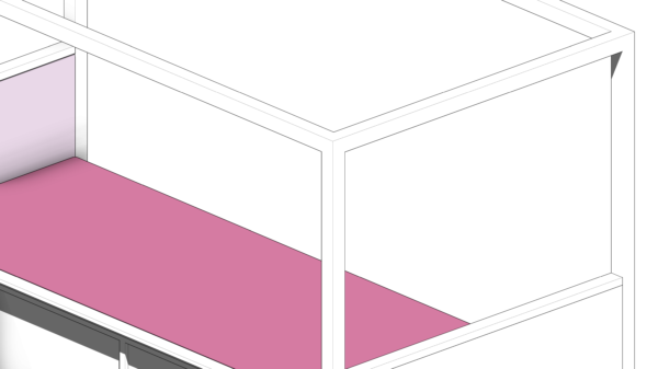Beliche com Colchão Rosa e Gaveteiro - Image 6