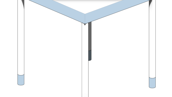 Cadeira Branca com Arco Azul - Image 5