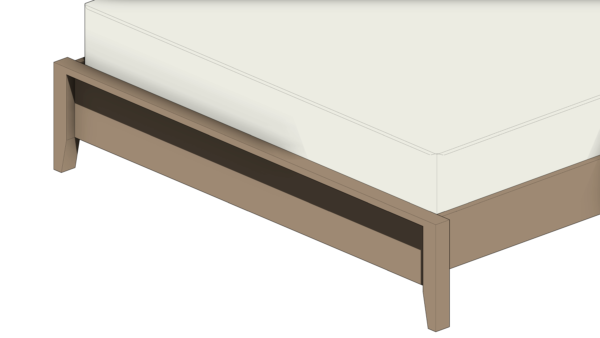 Cama com Cabeceira em Ripas Vazadas - Image 6