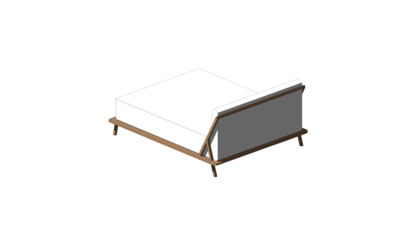 Cama com Cabeceira e Base Reta - Image 3