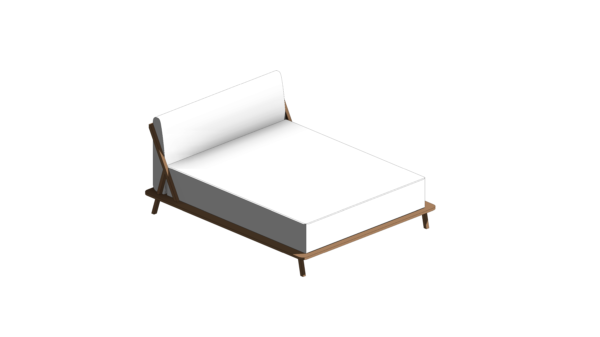 Cama com Cabeceira e Base Reta - Image 2