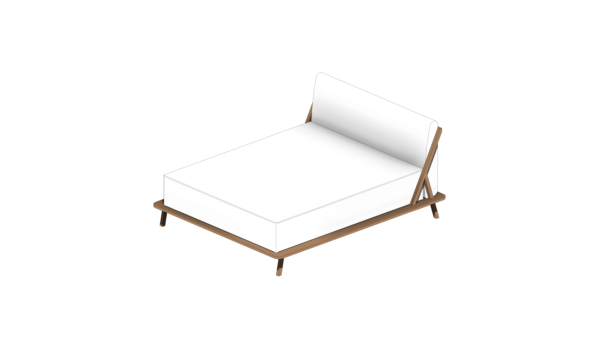 Cama com Cabeceira e Base Reta - Image 4