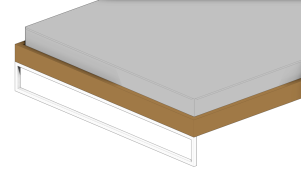 Cama com Cabeceira de Pé Único - Image 6