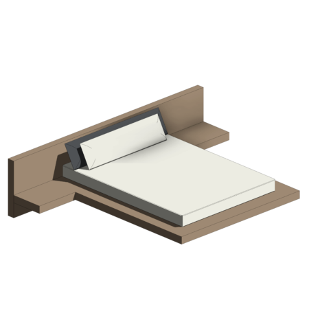 Cama com Cabeceira Embutida