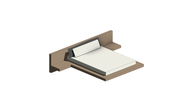 Cama com Cabeceira Embutida - Image 2