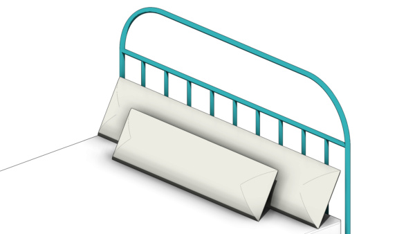 Cama de Metal Azul Única - Image 5