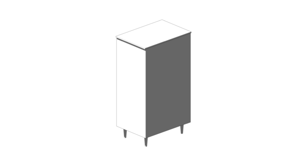 Cômoda Padrão Geométrica com Seis Gavetas - Image 4