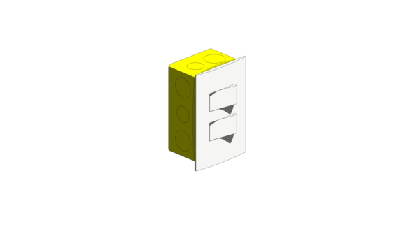 Interruptor Duplo Branco - Image 2