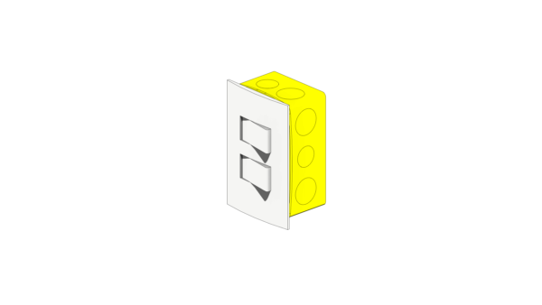 Interruptor Duplo Branco - Image 4