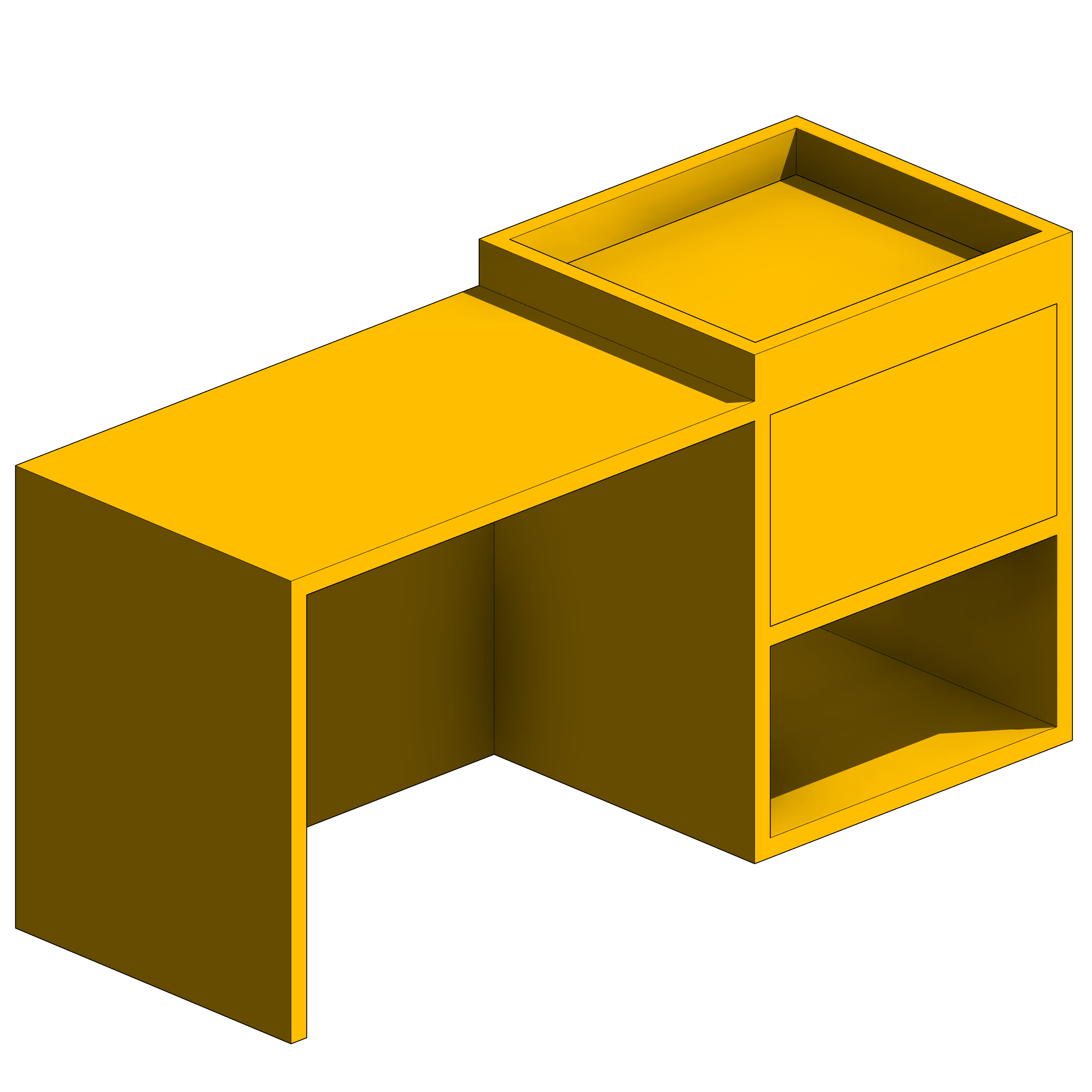 Escrivaninha Amarela