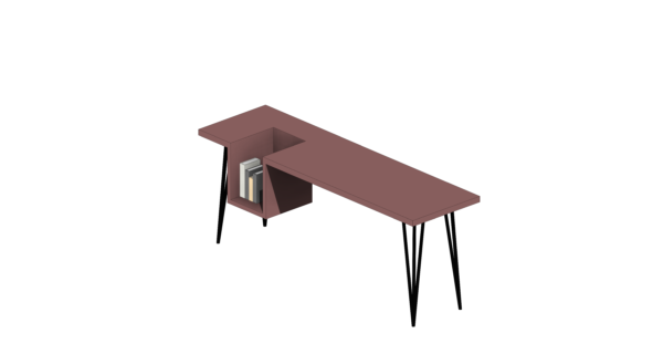 Escrivaninha com Espaço para Livros - Image 4