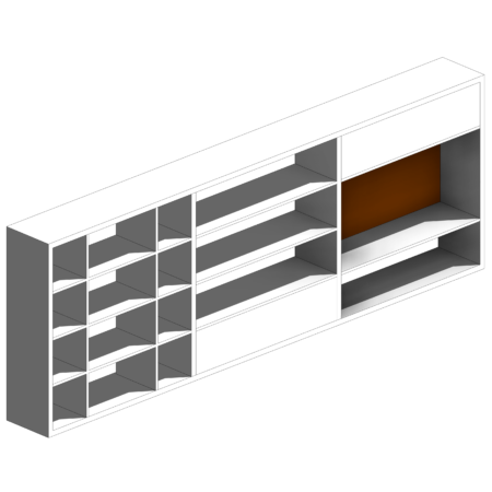 Estante Baixa Horizontal