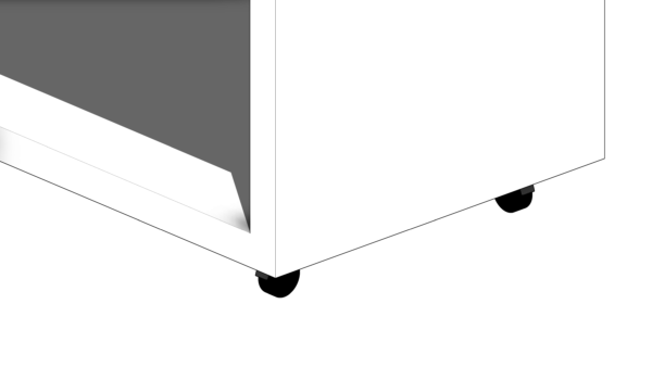Gabinete de Material Branco em Peça Única - Image 6