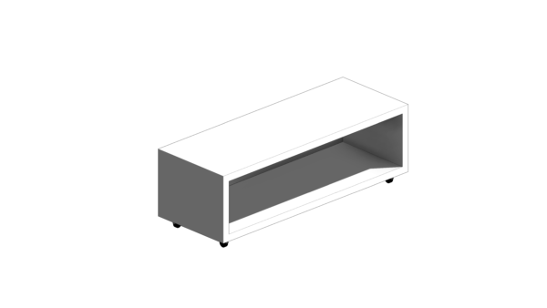 Gabinete de Material Branco em Peça Única - Image 2