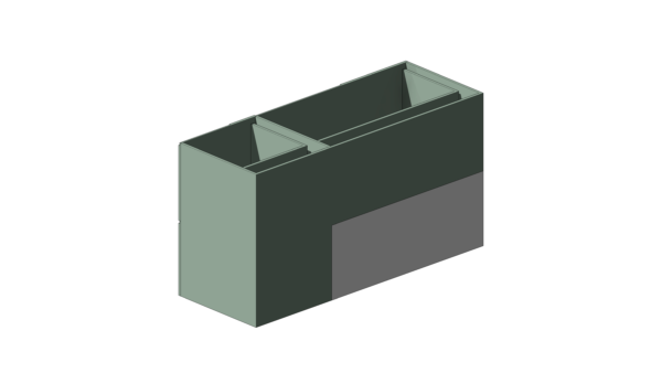 Gabinete de Material Cor Oliva com Três Gavetas - Image 4