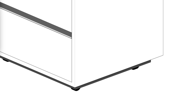 Gaveteiro Dois em Um Branco com Almofada para Assento - Image 6