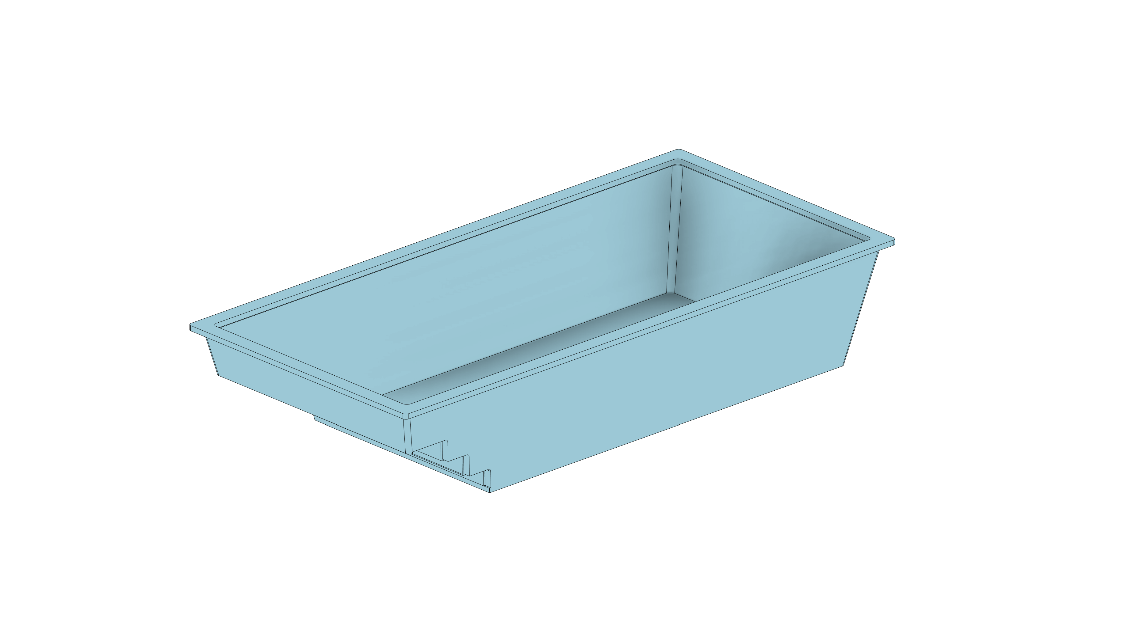 Piscina de Fibra com Escada