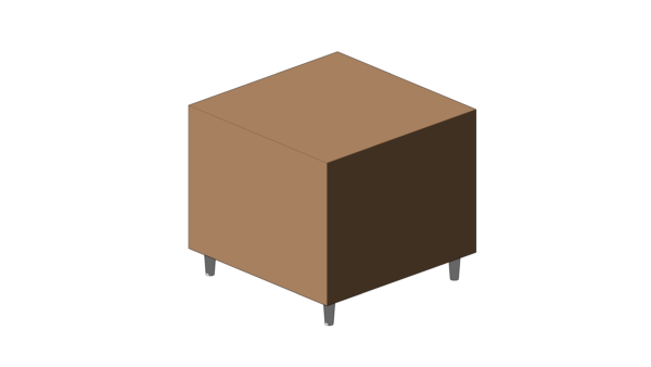 Mesa de Cabeceira em Madeira com Gaveta Única Superior - Image 3