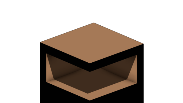 Mesa de Cabeceira para Apoio em Material Preto - Image 5