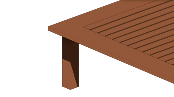 Mesa de Centro de Madeira para Área Externa - Image 6