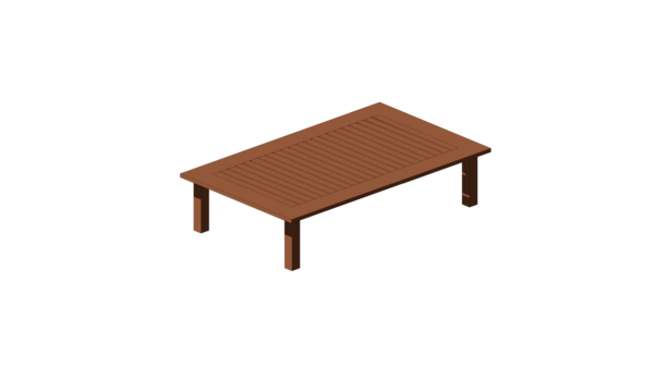 Mesa de Centro de Madeira para Área Externa - Image 2