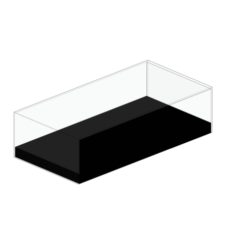 Mesa de Centro Retangular de Vidro