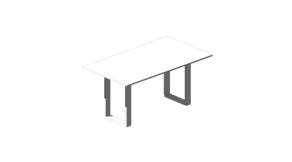 Mesa Branca Quadrada - Image 2