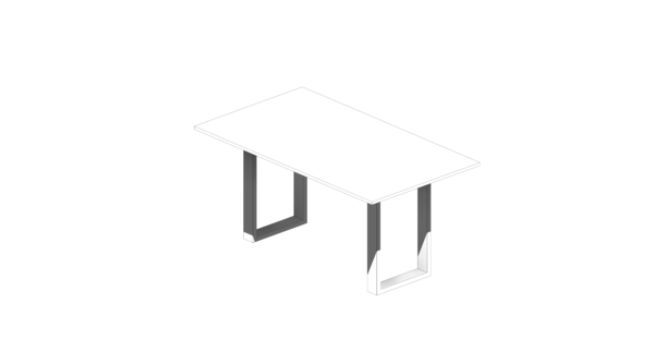 Mesa Branca Quadrada - Image 4