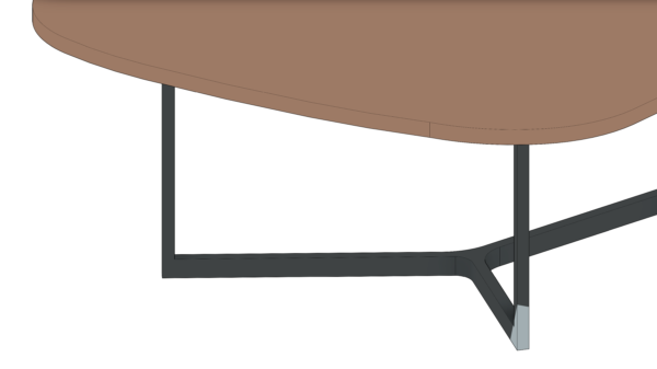 Mesa de Três Pontas com Curva de Madeira - Image 5