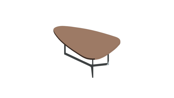 Mesa de Três Pontas com Curva de Madeira - Image 4