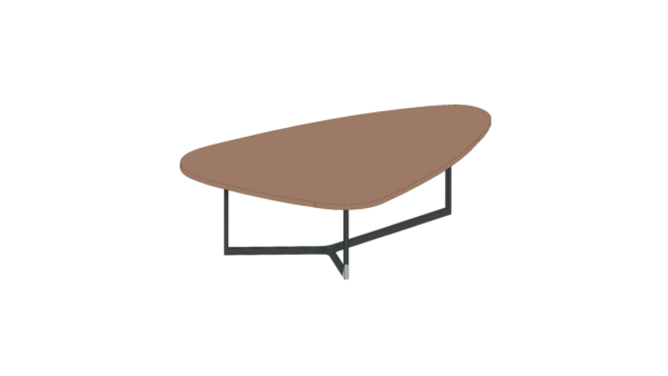 Mesa de Três Pontas com Curva de Madeira - Image 2