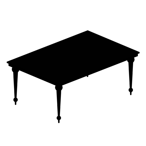 Mesa Quadrada Preta
