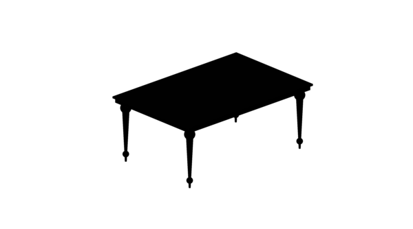Mesa Quadrada Preta - Image 2