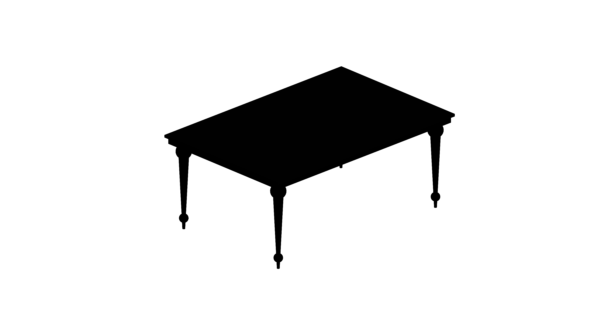 Mesa Quadrada Preta - Image 4