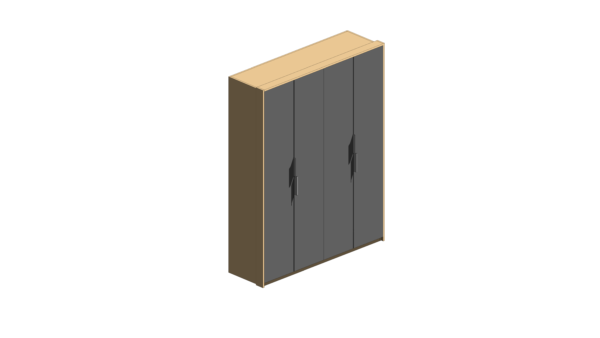 Guarda-roupa de 4 portas de abrir - Image 2