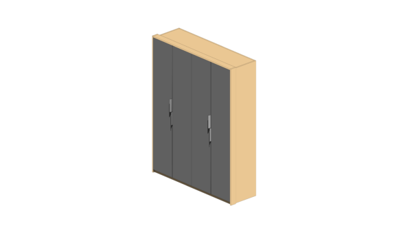 Guarda-roupa de 4 portas de abrir - Image 4