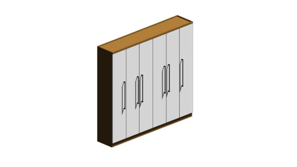 Guarda-roupa de 6 portas de abrir - Image 2