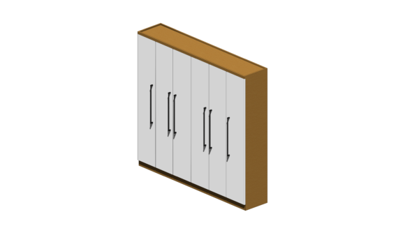 Guarda-roupa de 6 portas de abrir - Image 4