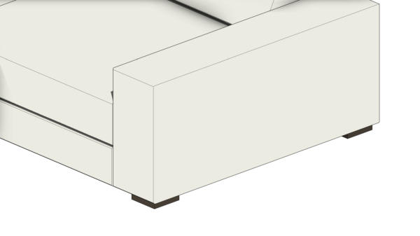 Sofá em L Branco - Image 6