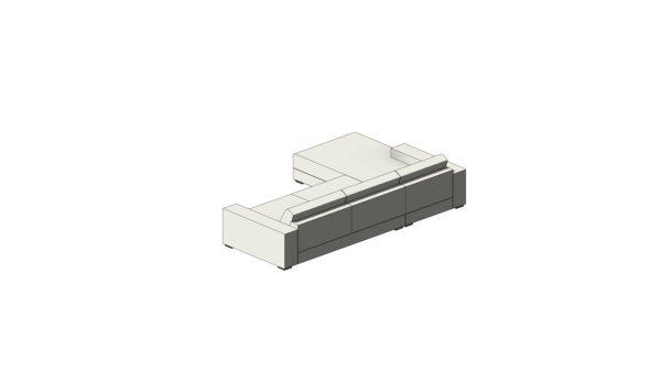 Sofá em L Branco - Image 3