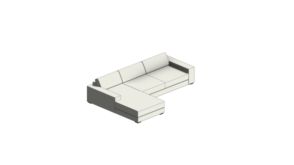 Sofá em L Branco - Image 2