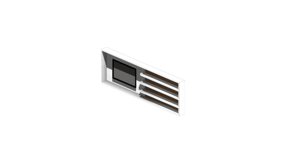 Painel de TV Branco com Prateleiras - Image 4
