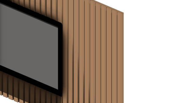 Painel de TV em Madeira Ripada - Image 5