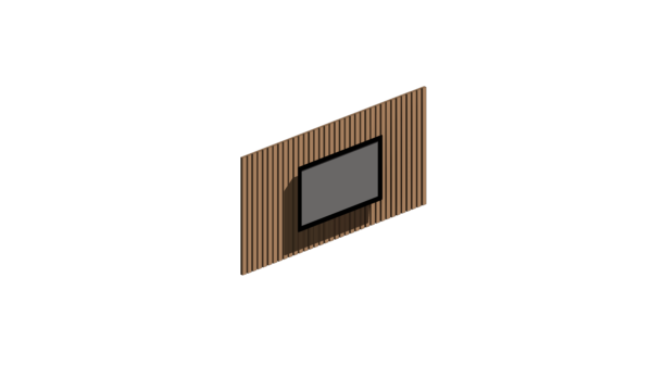 Painel de TV em Madeira Ripada - Image 2
